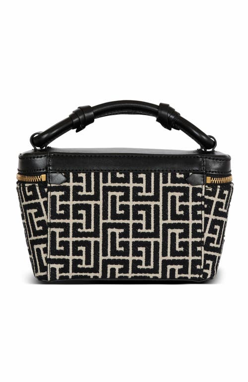 Balmain Army Vanity Case Gold Hardware In Black