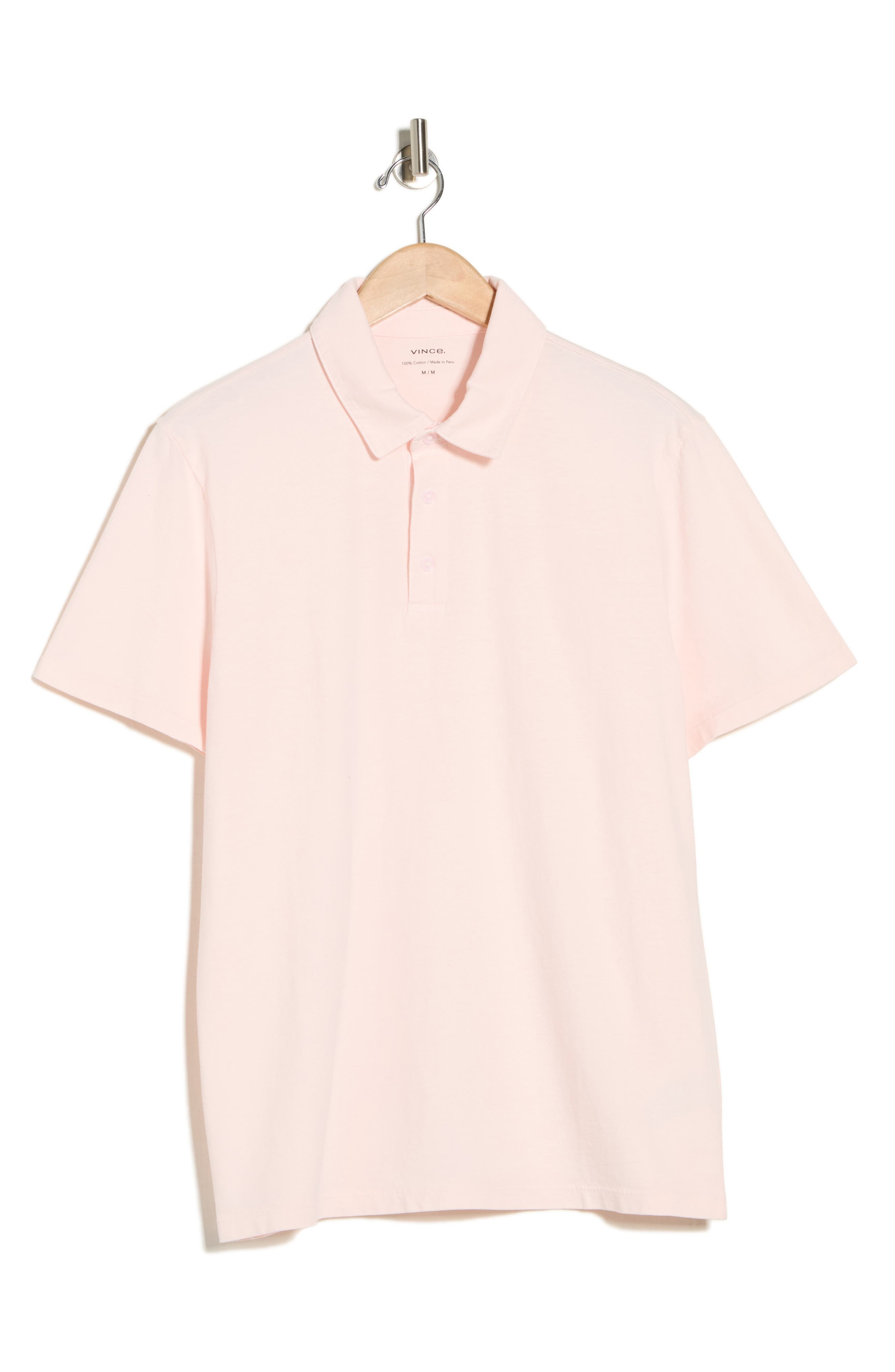Vince Garment Dyed Cotton Polo