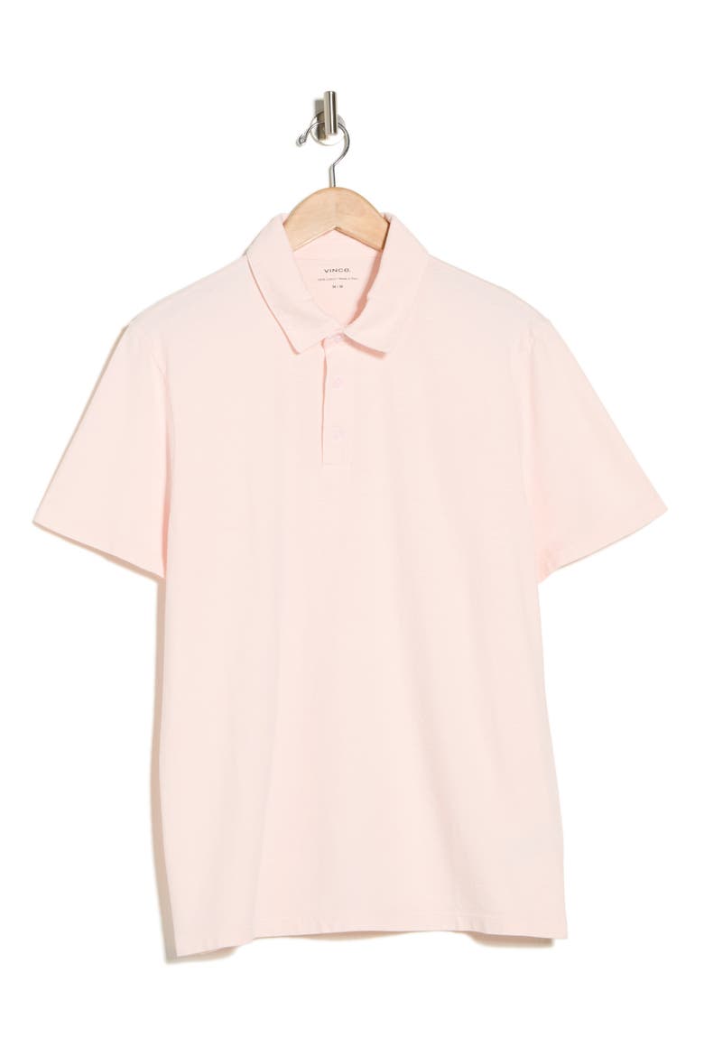 Garment Dyed Cotton Polo, Alternate, color, PINK DESERT