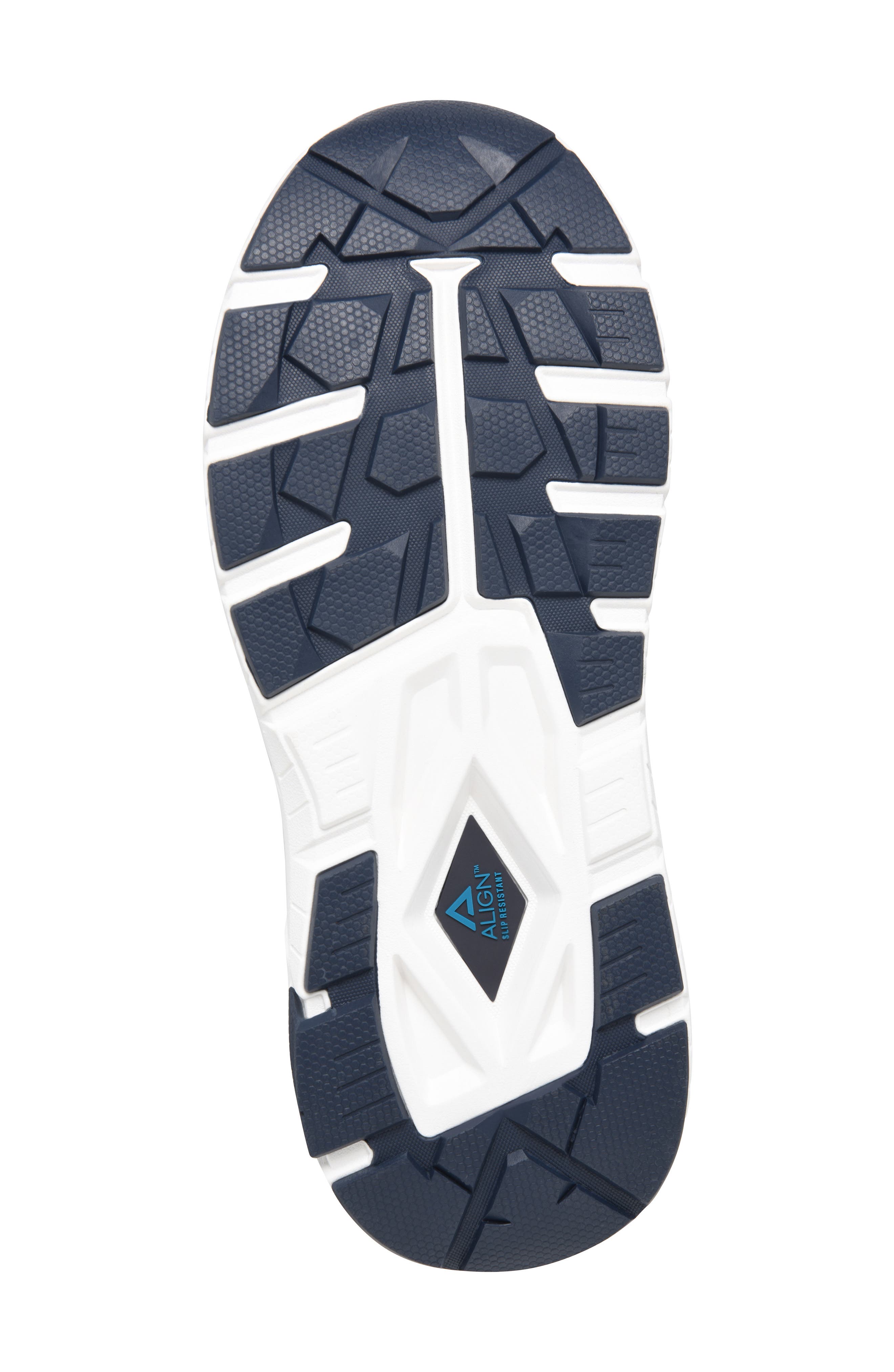 Align Verdell Water Resistant Leather Sneaker - Wide Width Available, Alternate, color, Navy