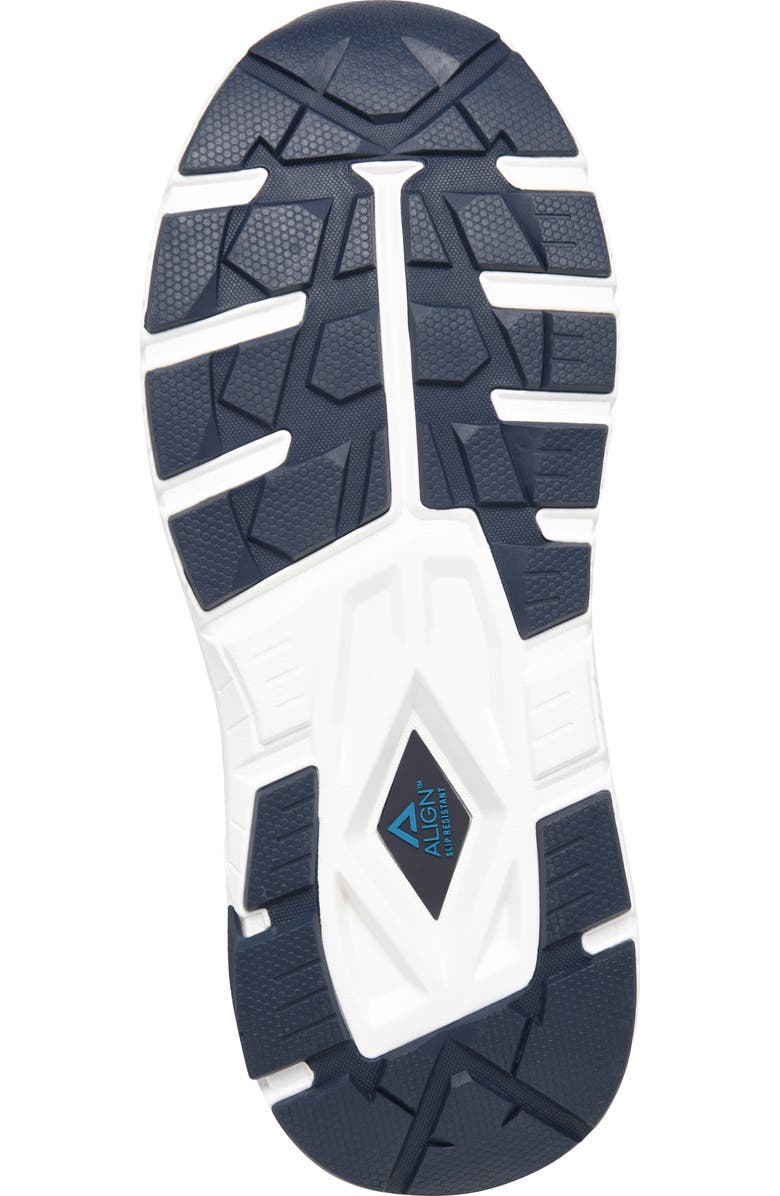 Align Verdell Water Resistant Leather Sneaker - Wide Width Available, Alternate, color, Navy
