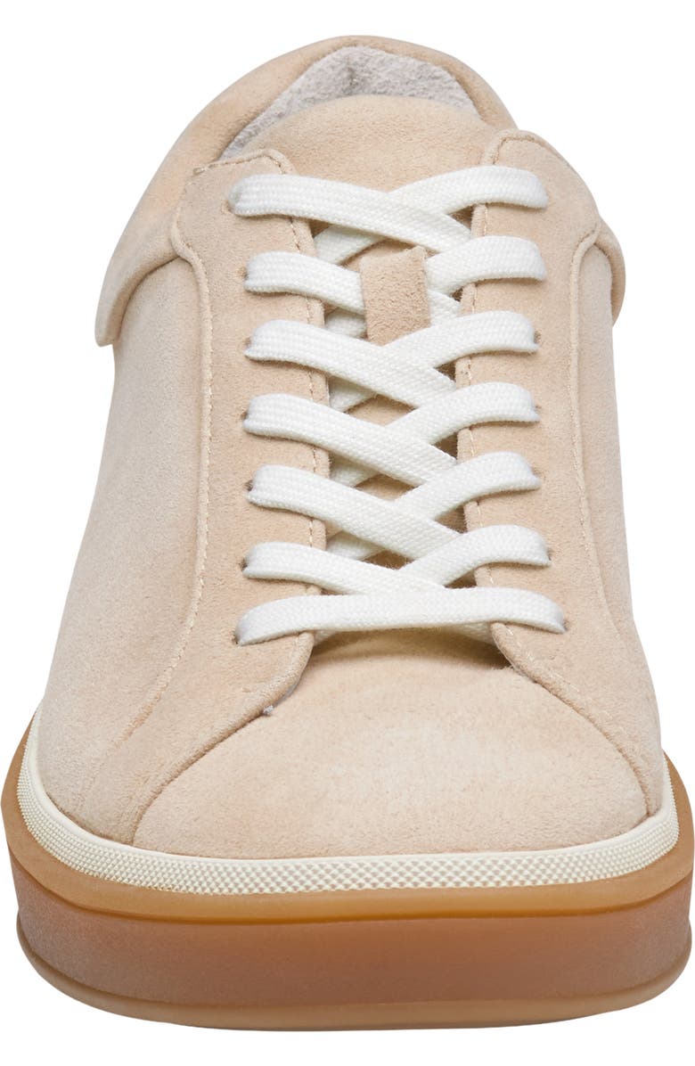 Johnston & Murphy Ashley Sneaker, Alternate, color, Sand Kid Suede
