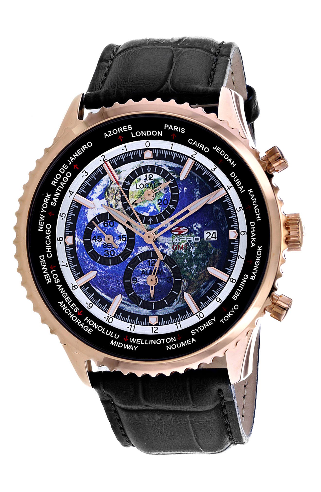 BLUE/ ROSE GOLD