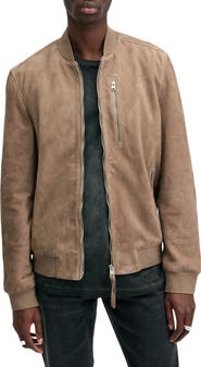 AllSaints Kemble Suede Bomber Jacket