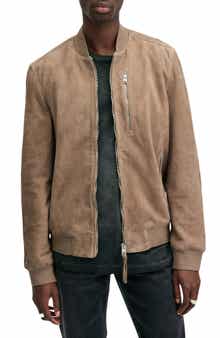 AllSaints Kemble Suede Bomber Jacket