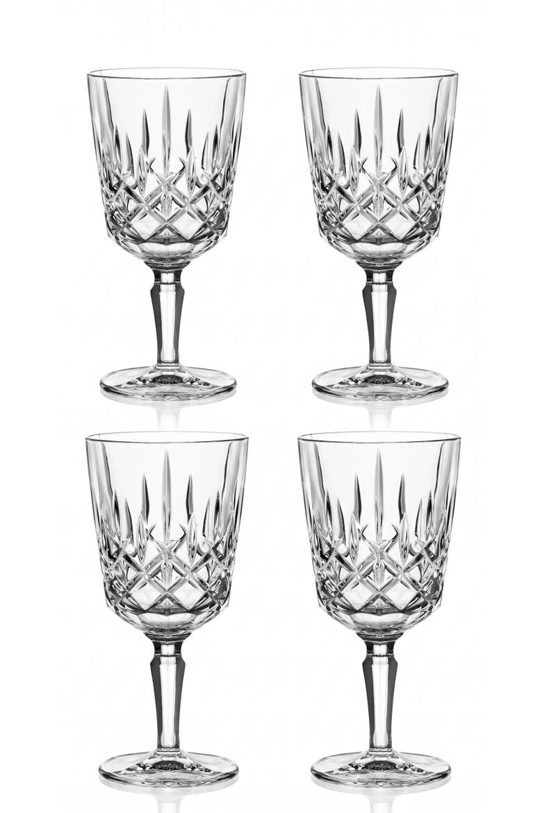 Noblesse Wine Goblet, Set of 4, Main, color, Clear