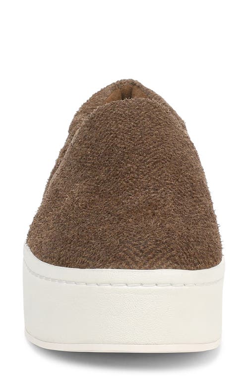 Vince Warren Platform Slip-on Sneaker In Brown