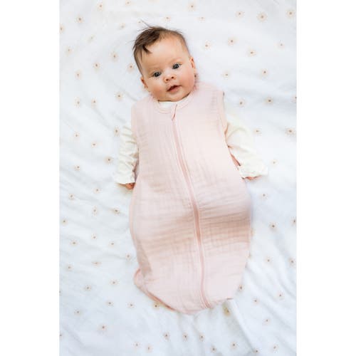 Lulujo Cotton Muslin Sleep Sack 1.0 Tog In Ballet Slipper