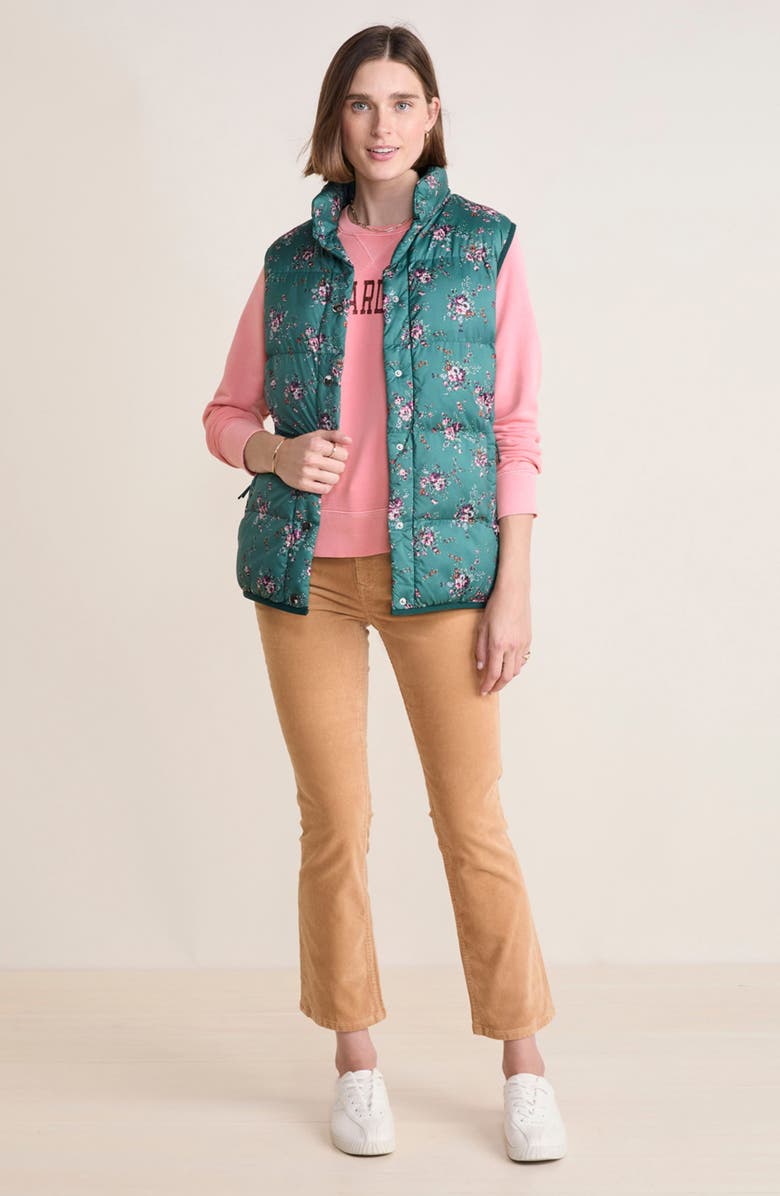 vineyard vines Classic Quilted PrimaLoft<sup>®</sup> Thermoplume Puffer Vest, Alternate, color, Janet Floral - Cg