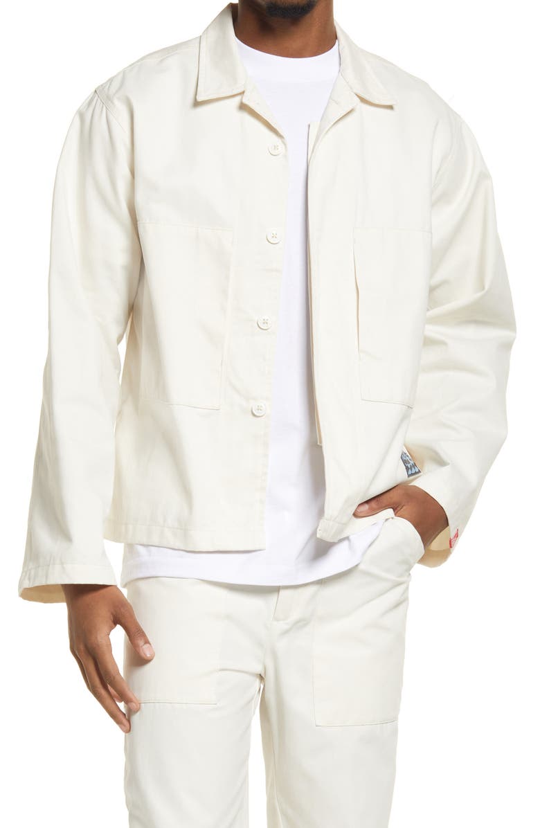JUNGLES Men's Minimal Workwear Jacket, Main, color, 