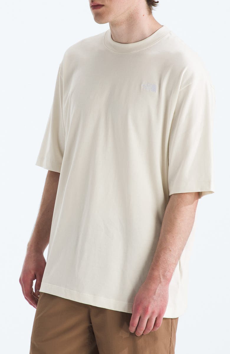 The North Face Essential Oversize Cotton T-Shirt, Main, color, White Dune
