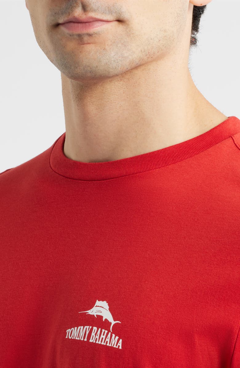 Tommy Bahama Mint Condition Cotton Graphic T-Shirt, Alternate, color, Red Spark
