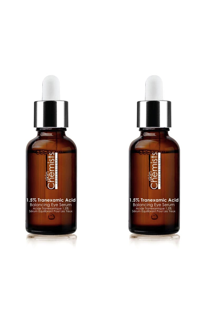 SKINCHEMISTS 1.5% Transexamic Acid Balancing Eye Serum 15ml x 2 Duo Pack, Main, color, White