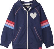 Hatley Kids' Patriot Zip Front Cotton Blend Hoodie