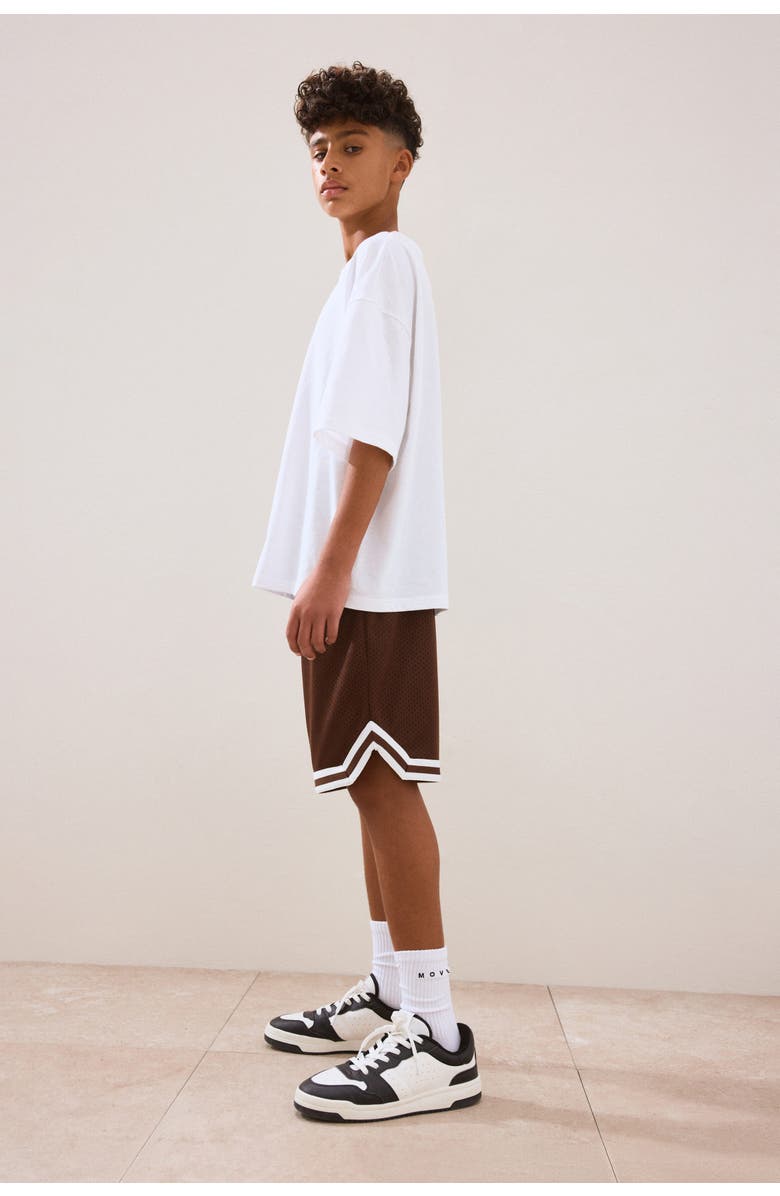 H&M Basketball shorts with drymove, Main, color, Dark Brown