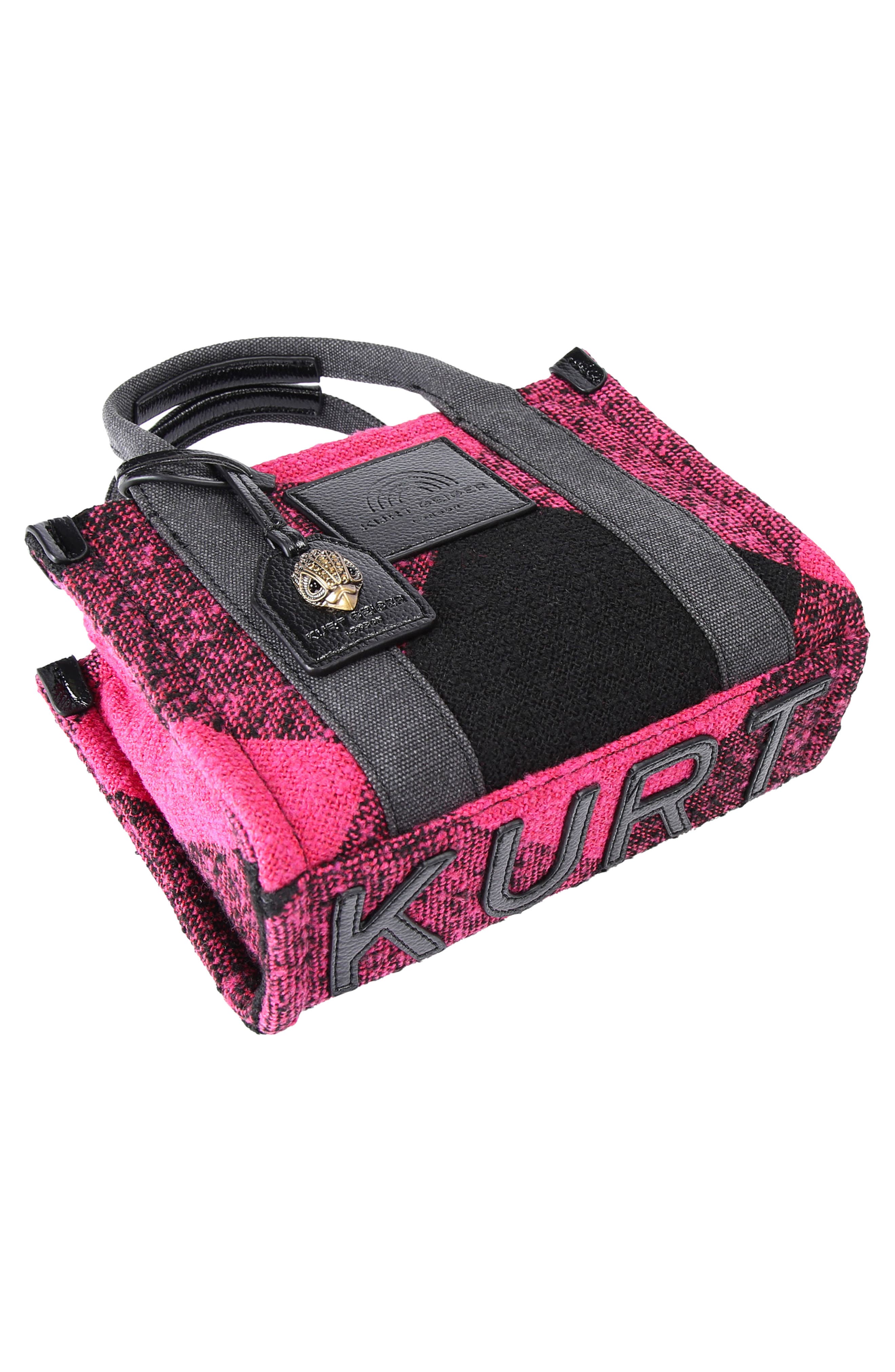 Kurt Geiger London Extra Small Southbank Tweed Tote, Alternate, color, Open Pink