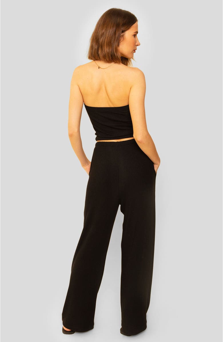 Whimsy + Row Mina Top, Alternate, color, Black