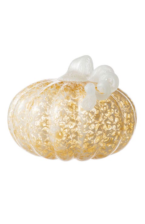Fall Multi-Style Small Glass Pumpkins