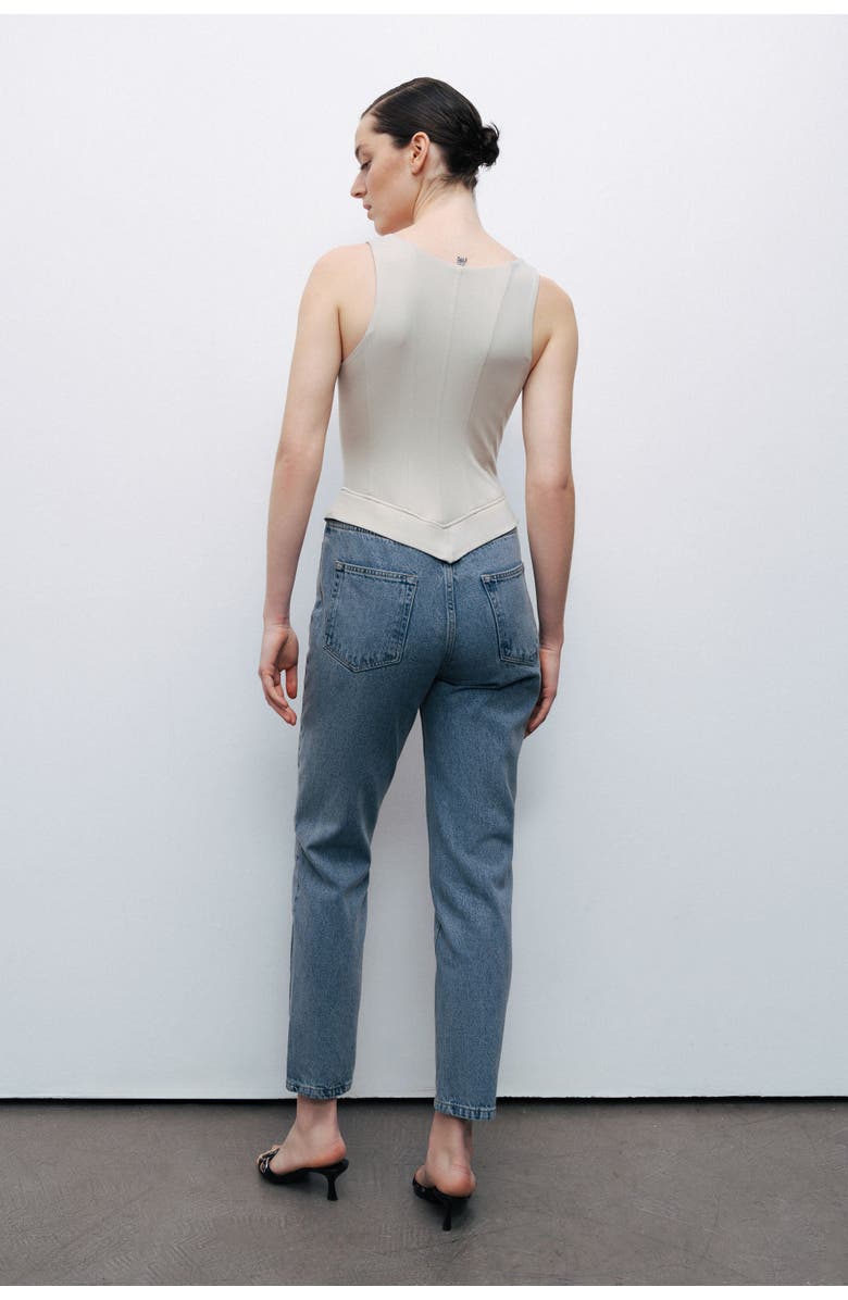 Nocturne Denim Garnished Jumpsuit, Alternate, color, 