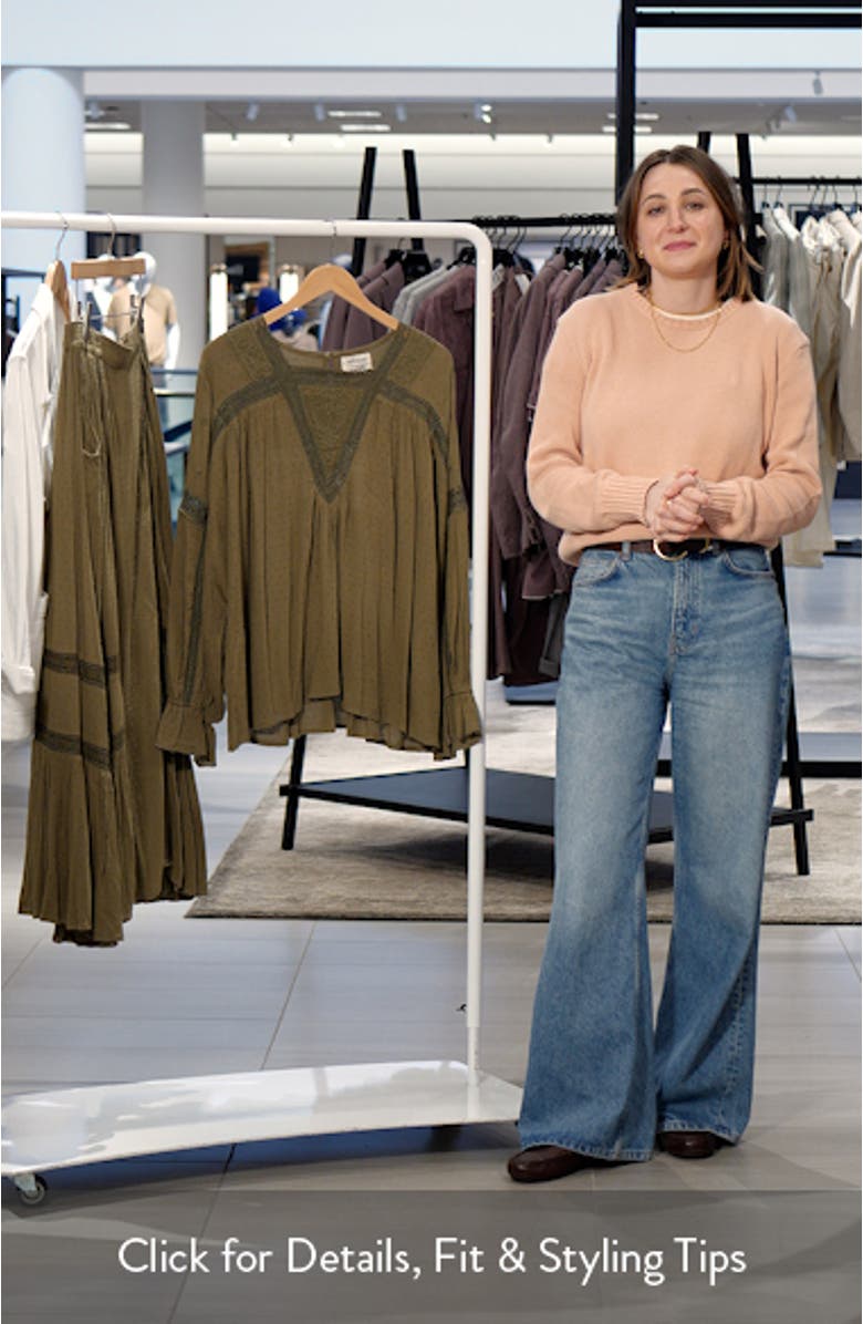 Exhale Embroidered Trapeze Top, sales video thumbnail