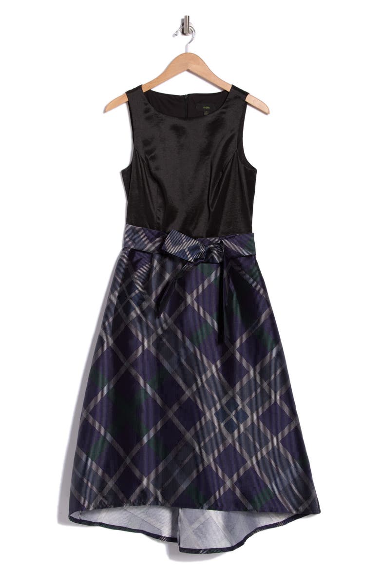 High-Low Dress, Alternate, color, BLACK