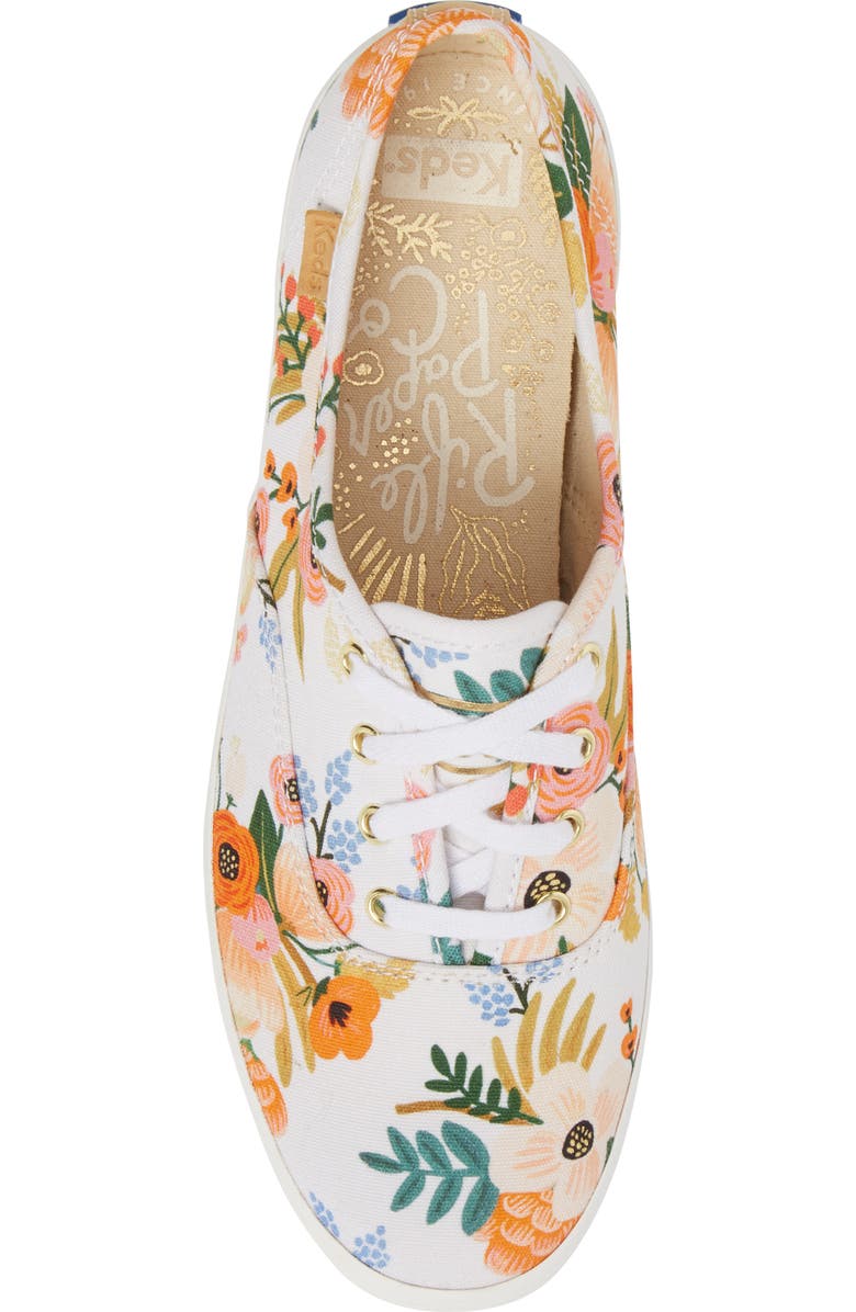 Keds<sup>®</sup> x Rifle Paper Co. Champion Floral Print Sneaker, Alternate, color,