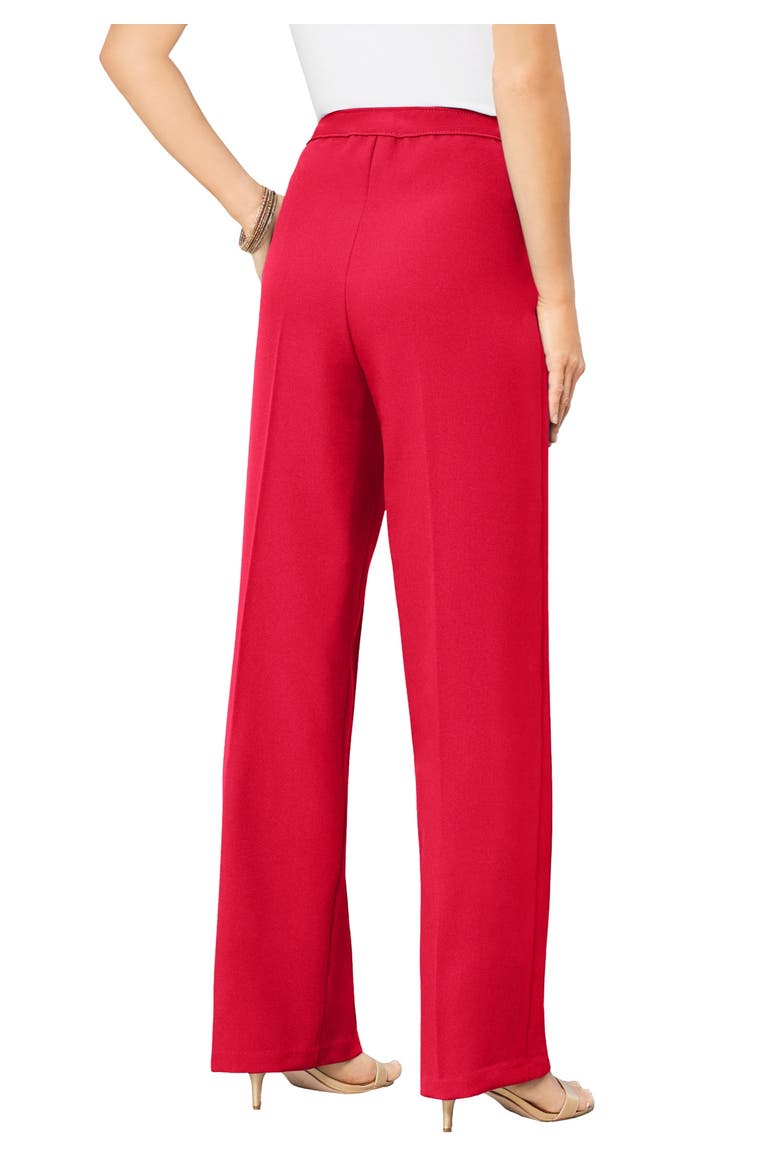 Plus Size Wide Leg Bend Over® Pant, Main, color, VIVID RED