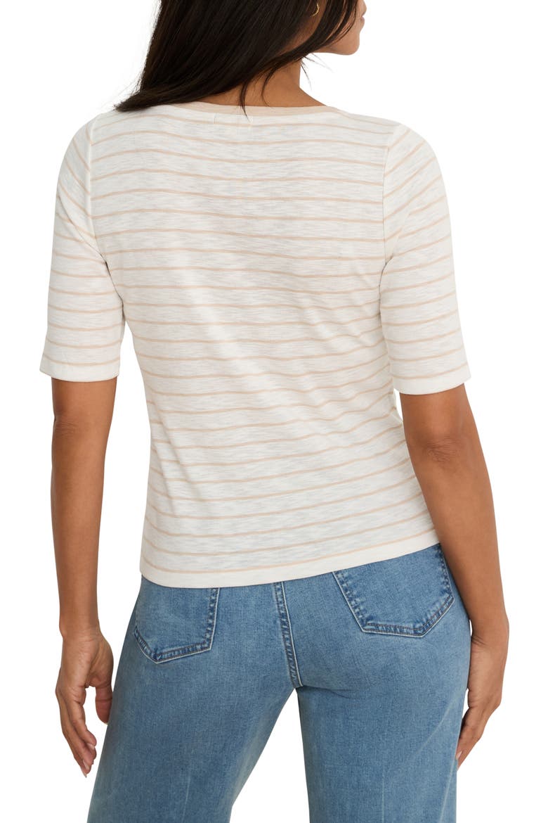 Stripe Cotton Top, Alternate, color, NEUTRAL MULTI