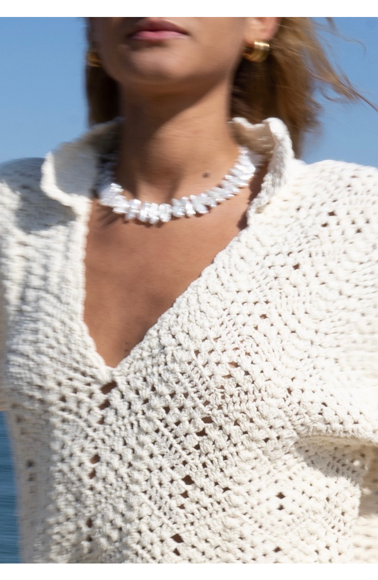 sccollection Cora Necklace, Alternate, color, Pearl