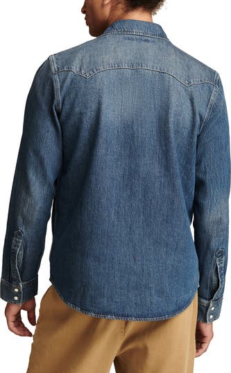 Core Denim Western Snap-Up Shirt