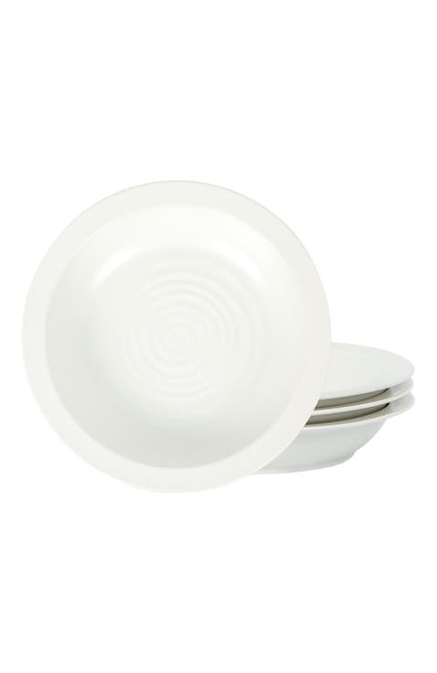 Orbit Stoneware 4-Piece Pasta Bowl Set