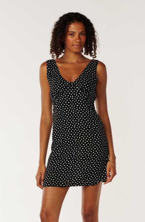 Lara Spot Sleeveless Minidress