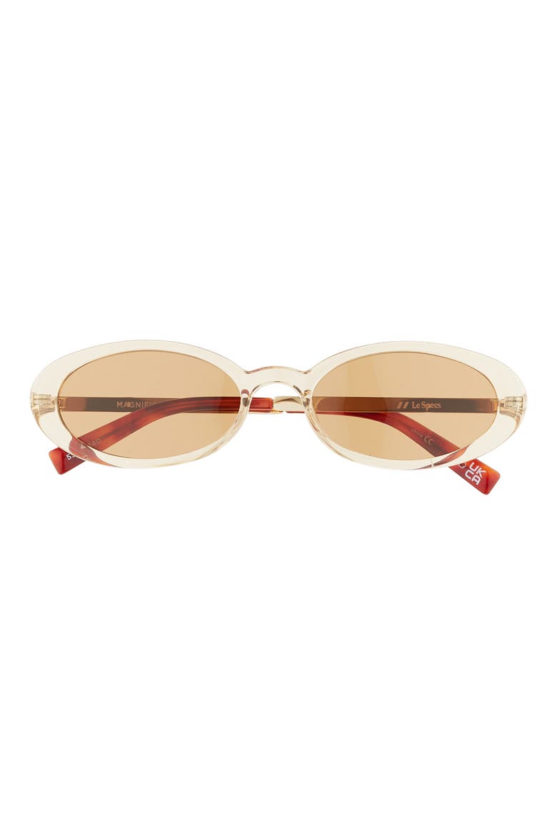 Magnifique 55mm Oval Sunglasses, Main, color, SUGAR SYRUP