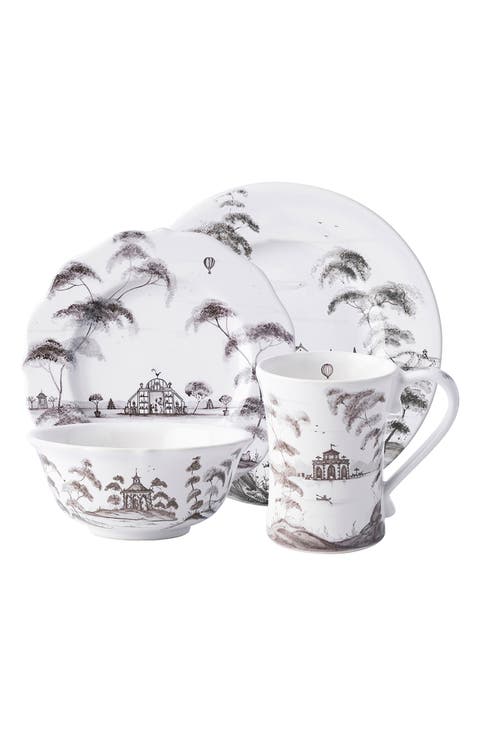 Country Estate 4-Piece Dinnerware Place Setting