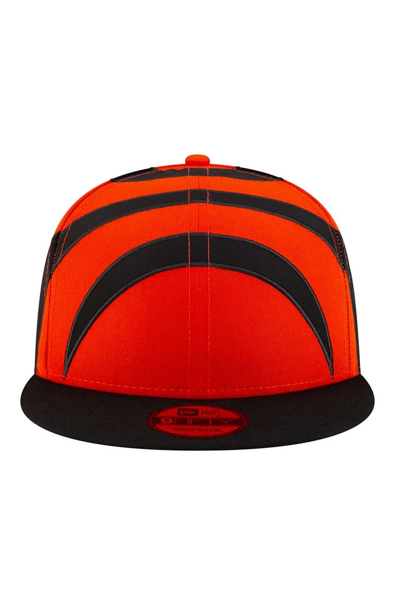 New Era Men's New Era Orange Cincinnati Bengals Helmet 9FIFTY Snapback Hat, Alternate, color, Orange
