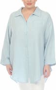 BOHO ME Gauze Button-Up Shirt