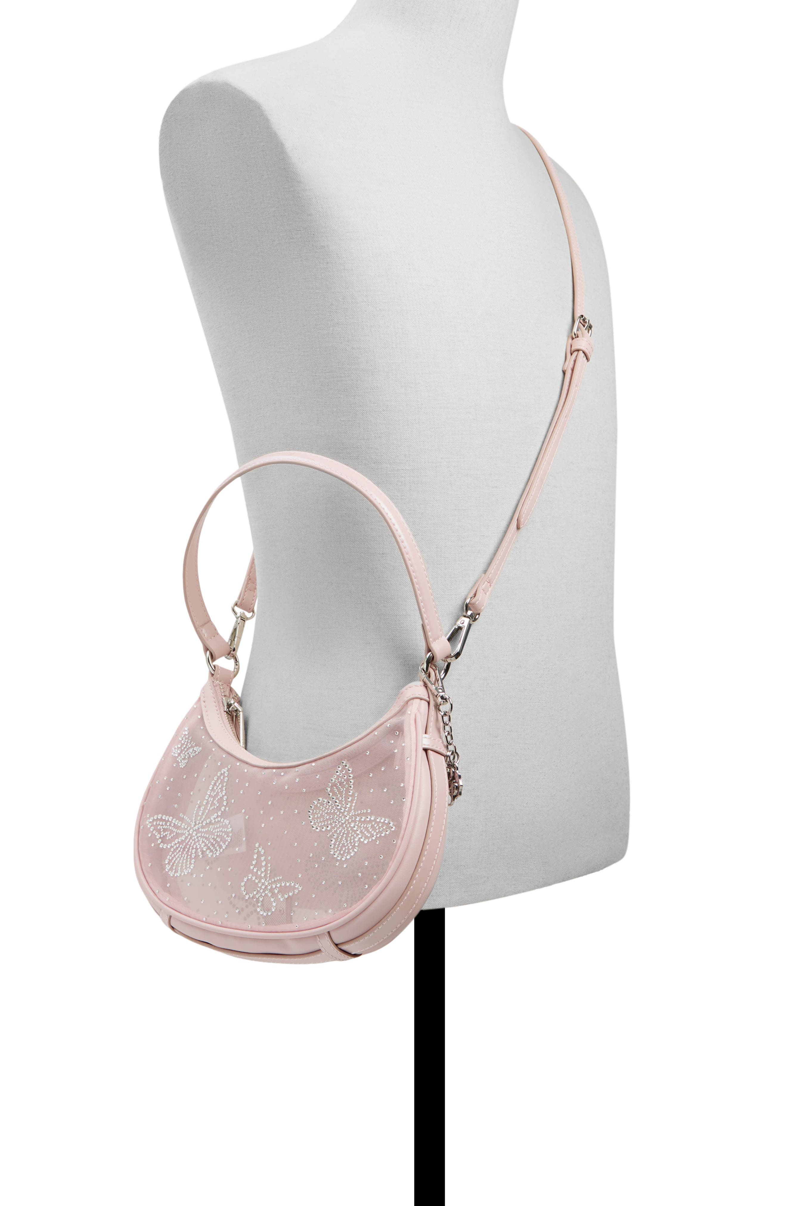 ALDO x Wicked Pink Perfection Shoulder Bag, Alternate, color, 