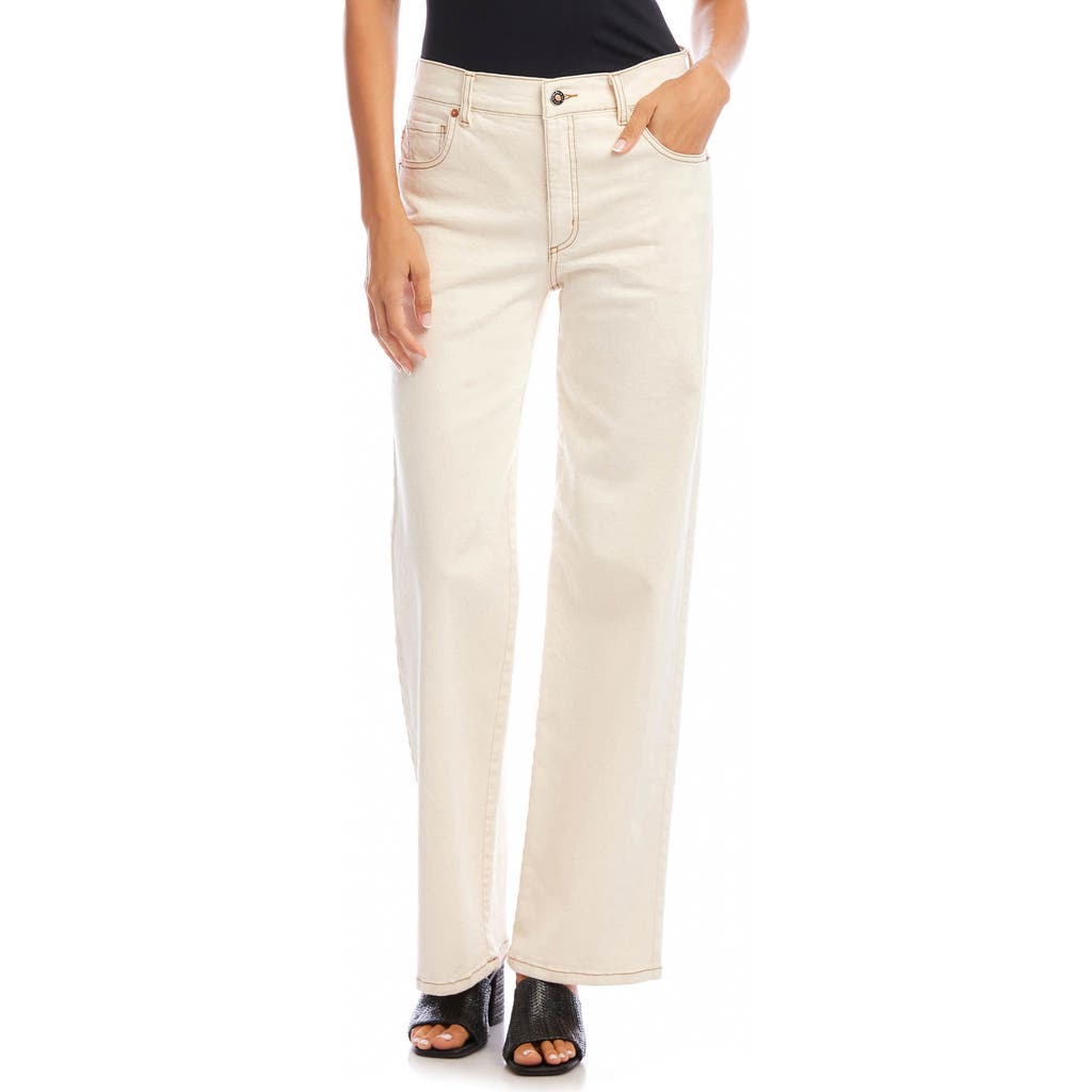 Shop Karen Kane High Waist Wide Leg Jeans
