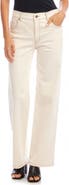 Karen Kane High Waist Wide Leg Jeans