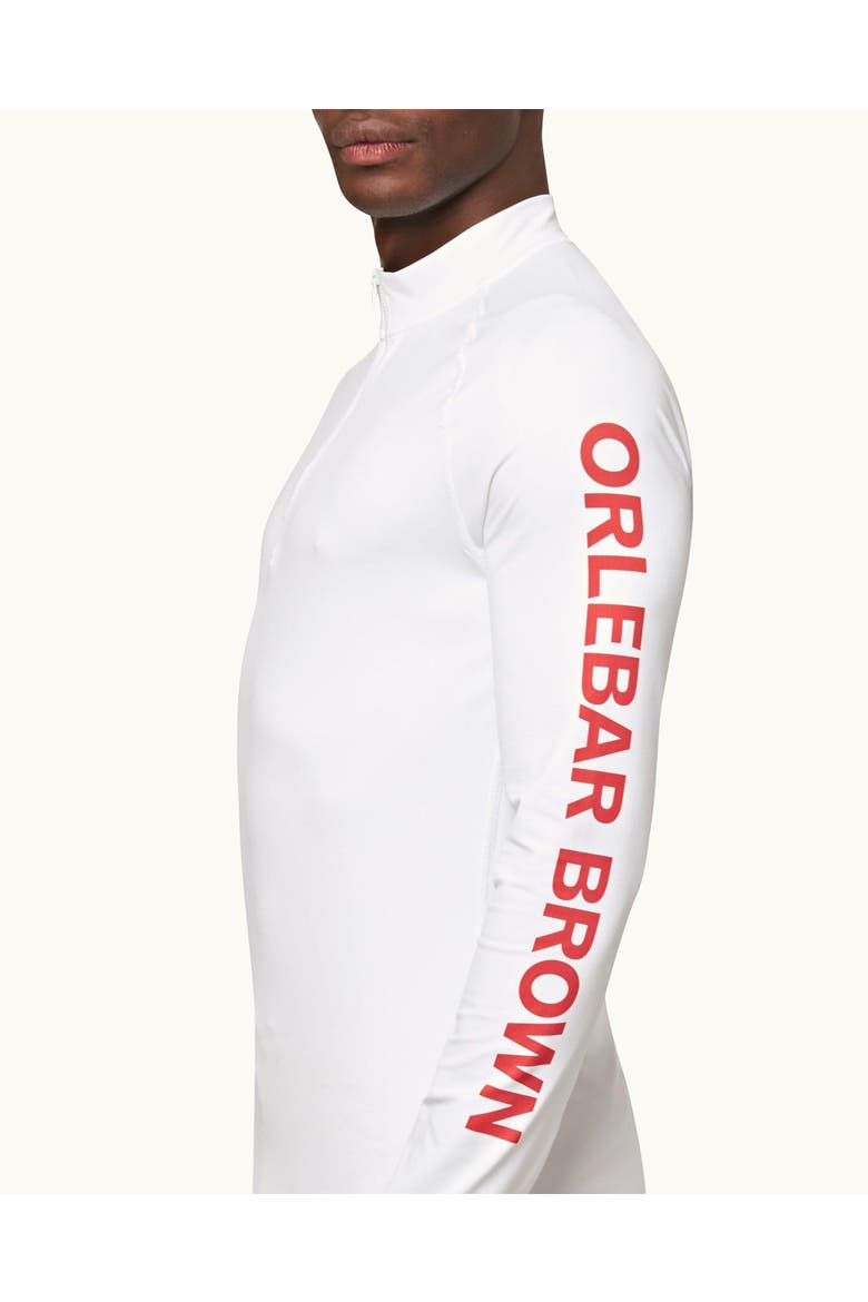 Bray Tailored-Fit Rash Guard, Alternate, color, WHITE