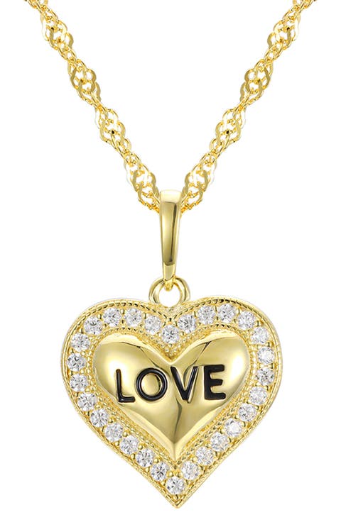 Kids' Love Heart Pendant Necklace