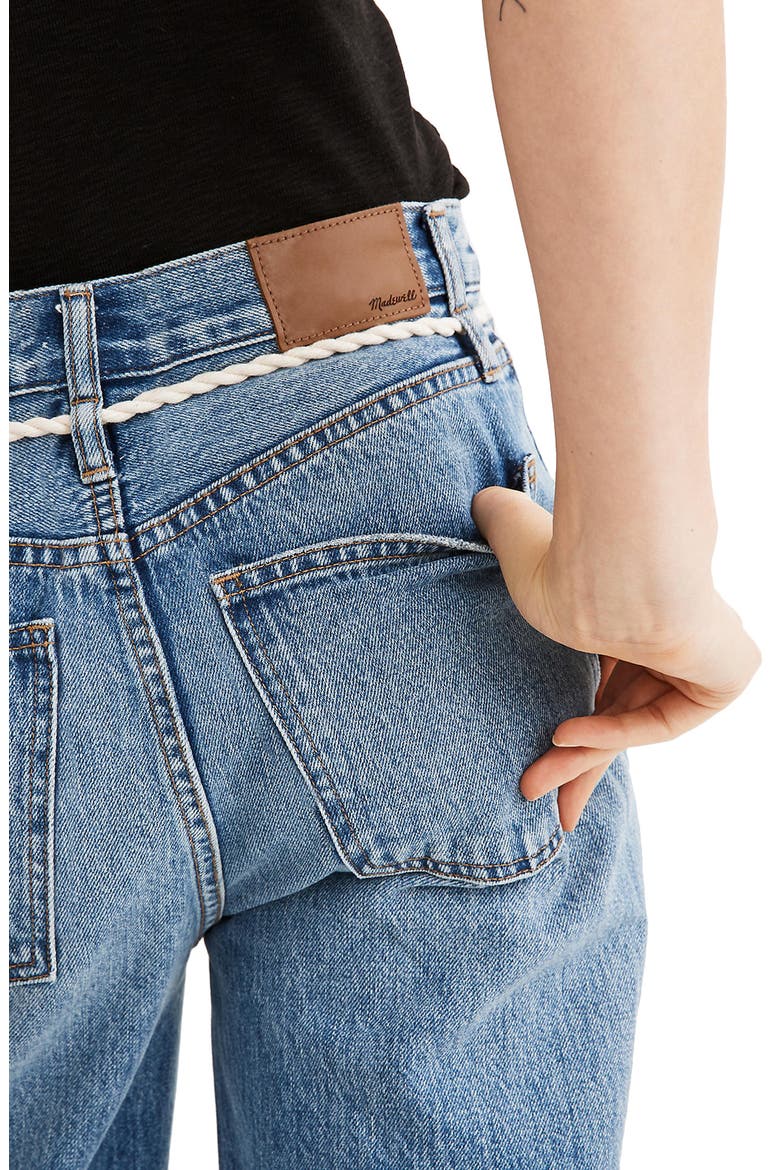the Dadjean Rope Belt Jeans, Alternate, color, KINGSHILL WASH