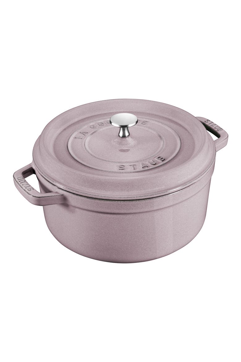 7-Quart Enameled Cast Iron Dutch Oven, Main, color, LILAC