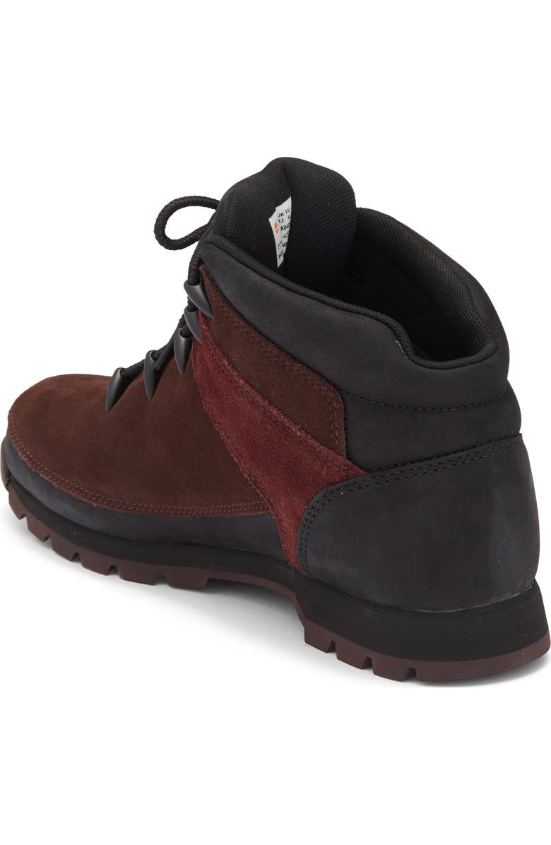 Timberland Euro Spring Mid Hiking Boot, Alternate, color, Dark Brown Suede