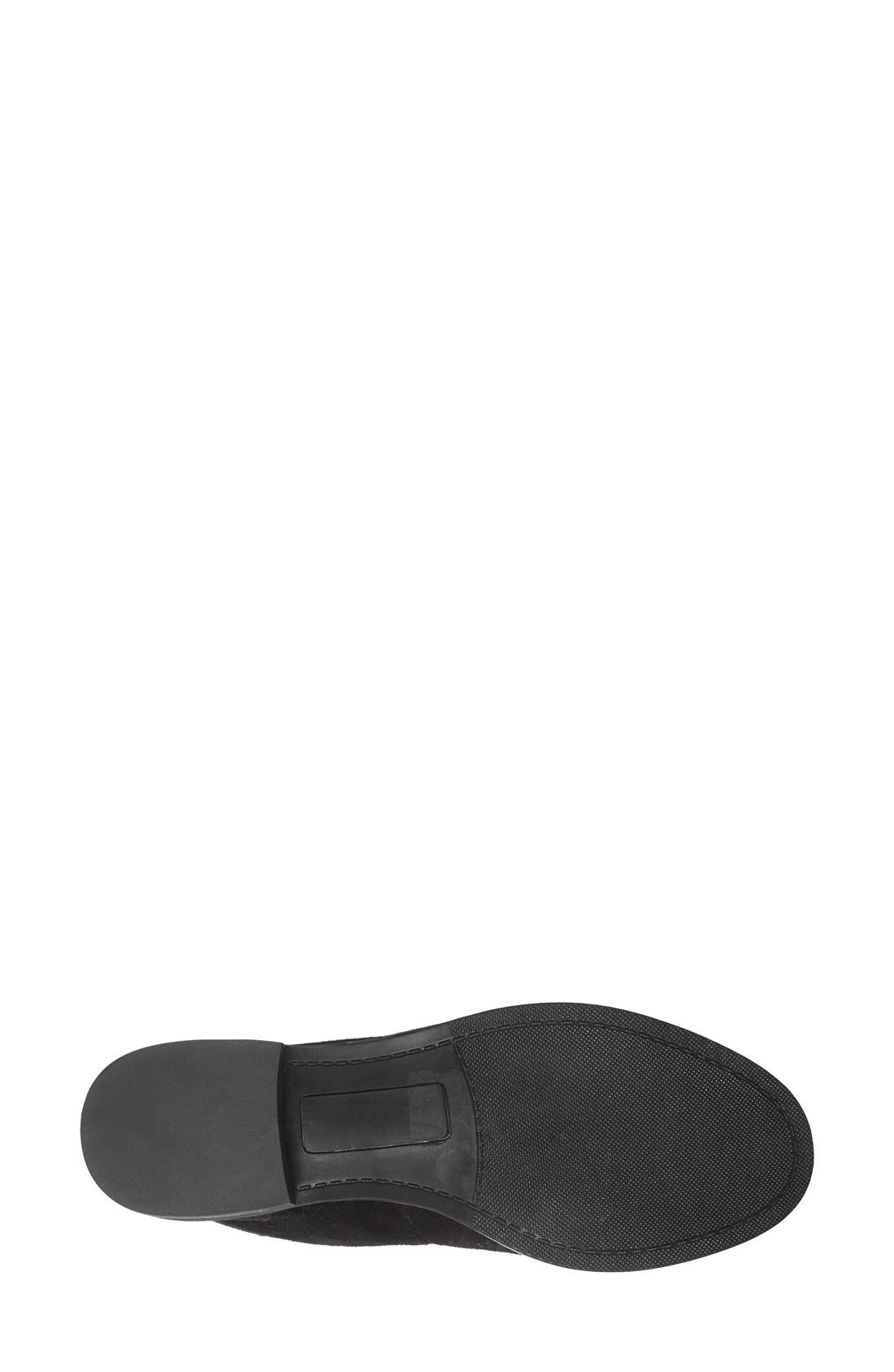 Natasha Boot, Alternate, color, BLACK SUEDE