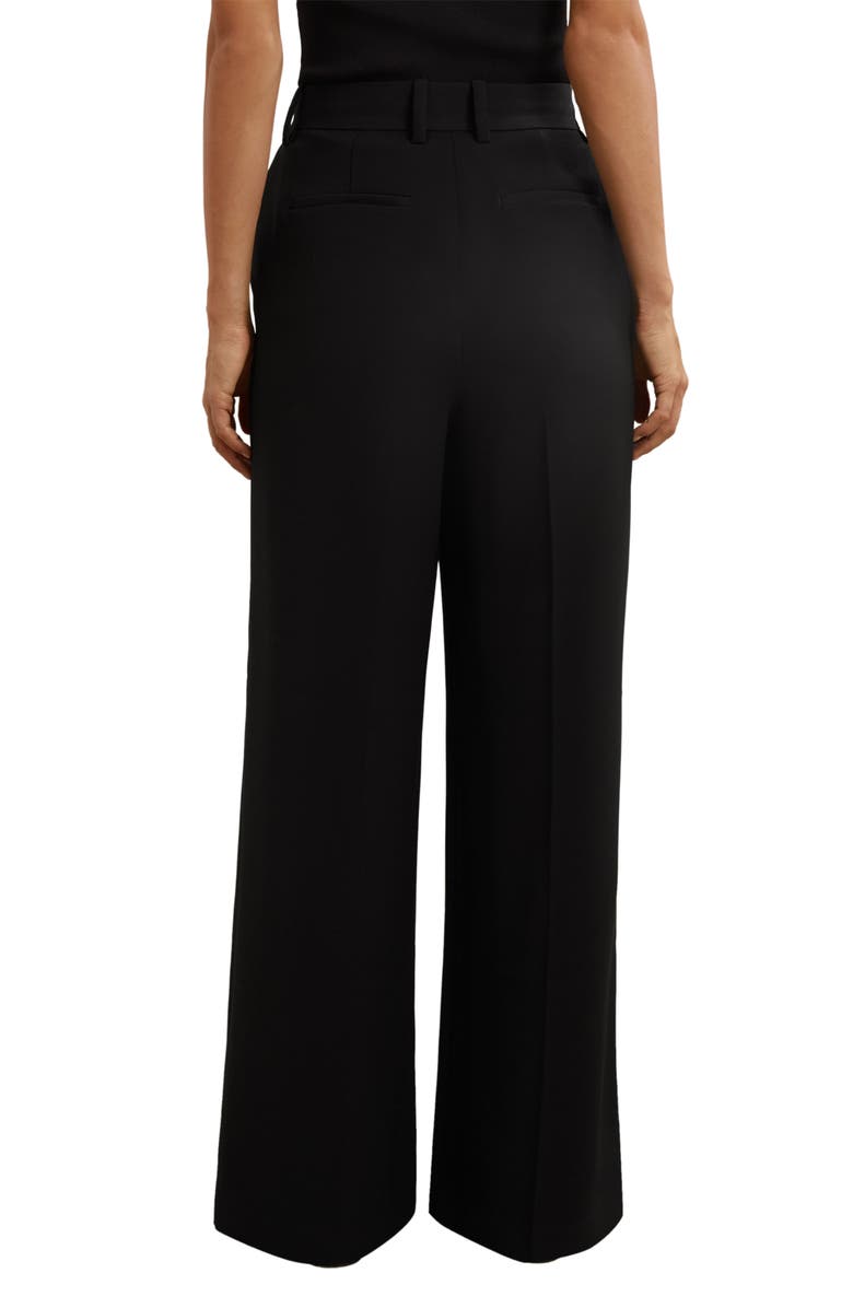 Reiss Margeaux Straight Leg Pants, Alternate, color, Black