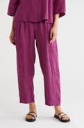 Eileen Fisher Organic Linen Cropped Lantern Pants