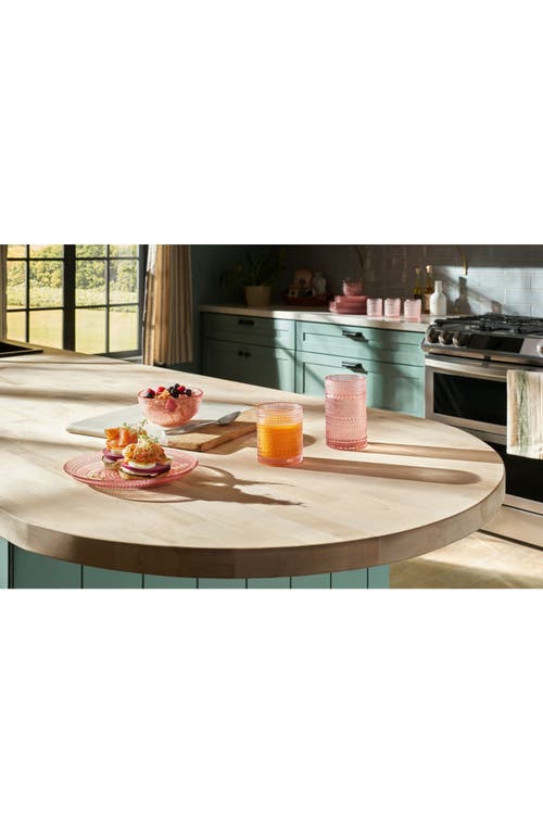 Fortessa Jupiter 6-piece Iced Beverage Glass Set In Pink