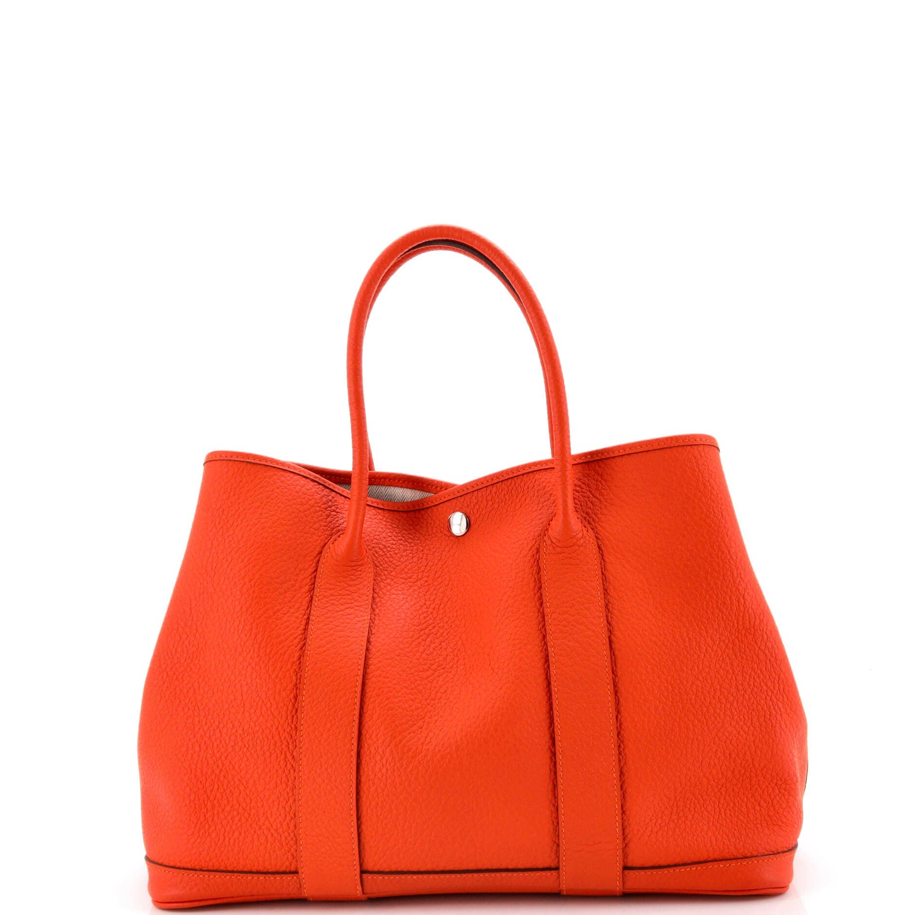 Garden Party Tote Leather 36, Alternate, color, Feu