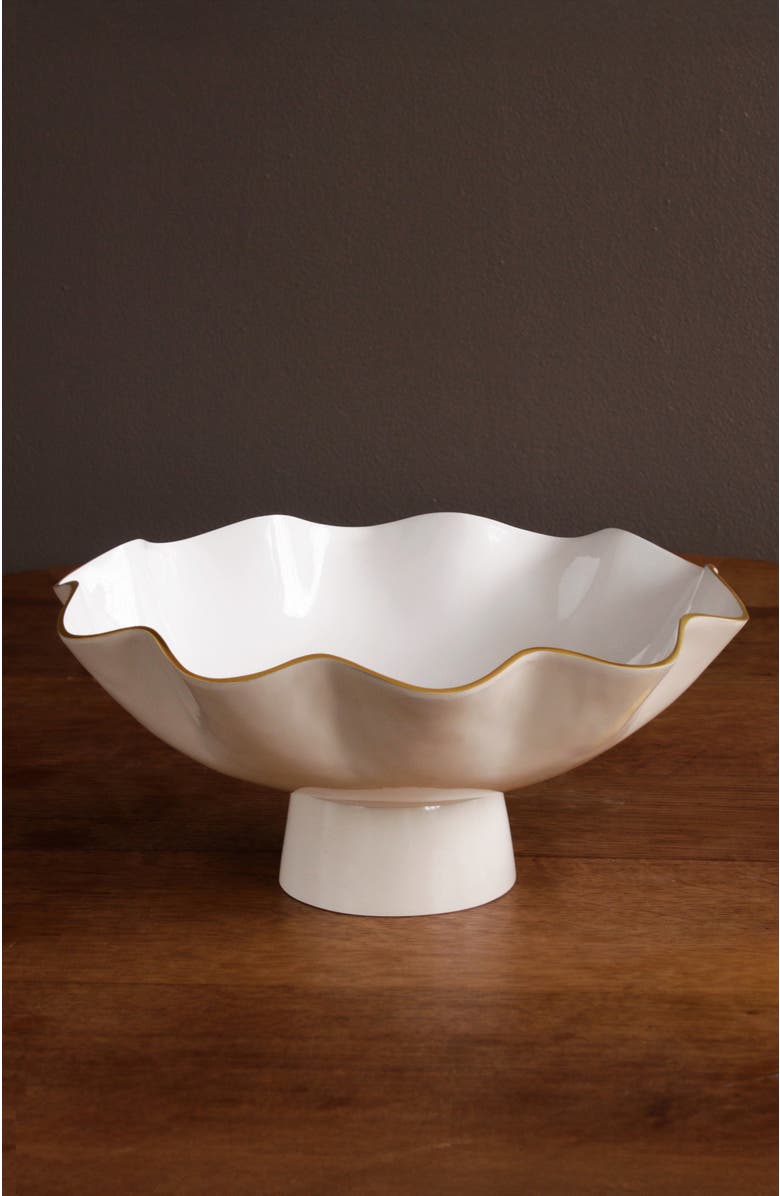 BEATRIZ BALL Collection Encanto Carola Large Pedestal, Alternate, color, Cream And White